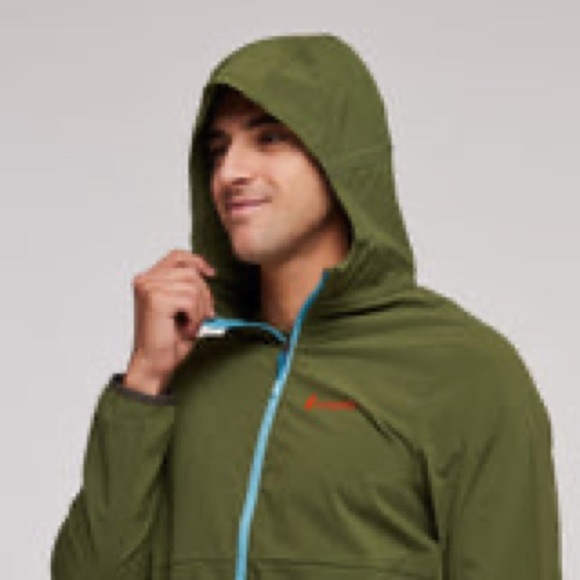Cotopaxi Vuelta Performance Windbreaker Jacket Men’s XXL Color Pine Vented Light - Picture 16 of 16